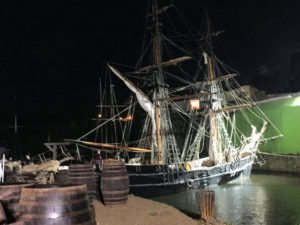 Night Filming at Charlestown